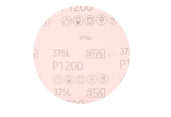 Nhám đĩa lông 375L không lỗ độ hạt P1200 (6